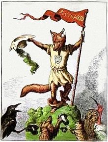 A cartoon of Reynard the Fox