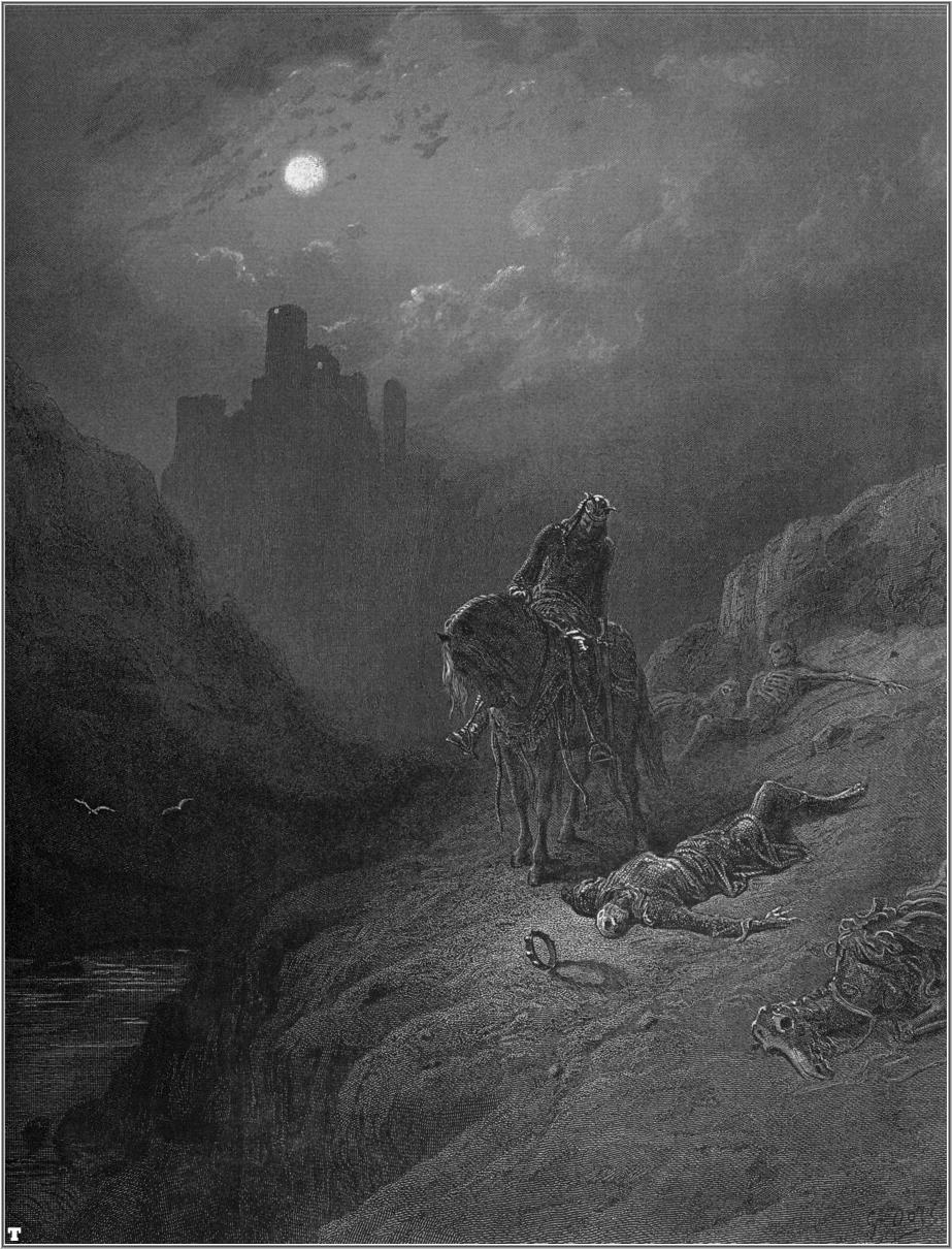 Gustave Doré’s illustration of Lord Alfred Tennyson’s “Idylls of the King”, 1868.