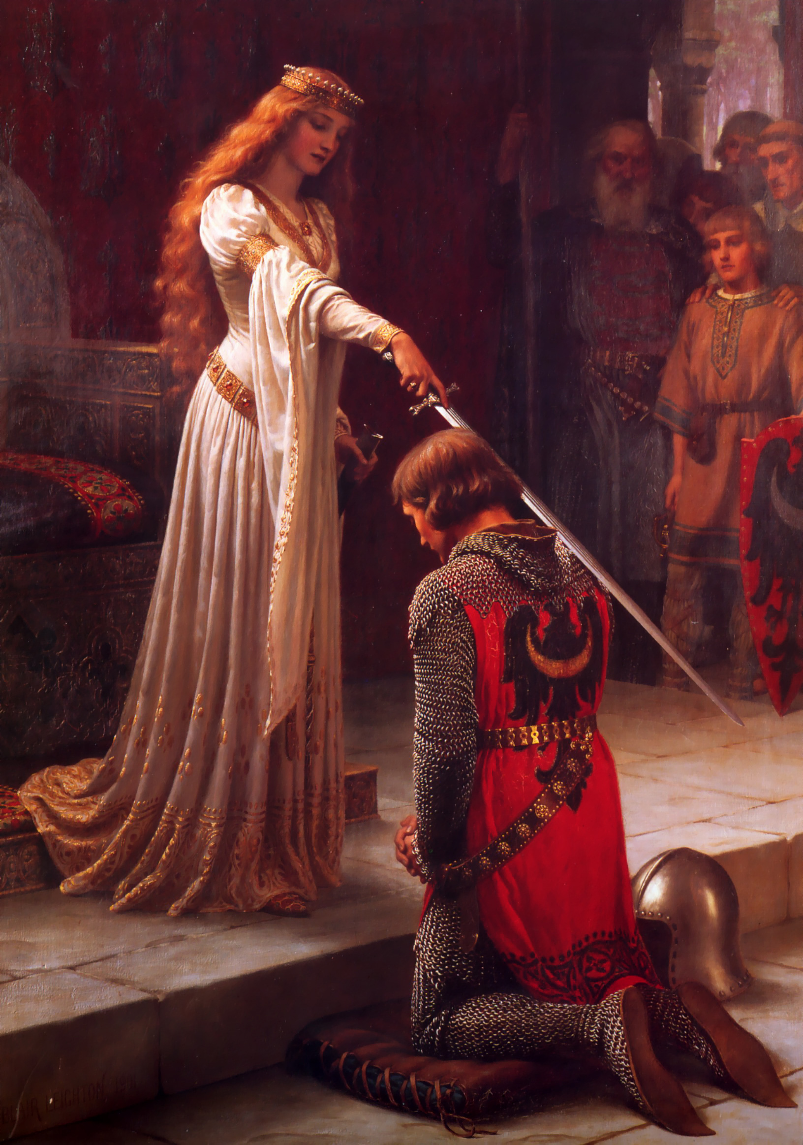 Edmund Blair Leighton [Public domain], via Wikimedia Commons