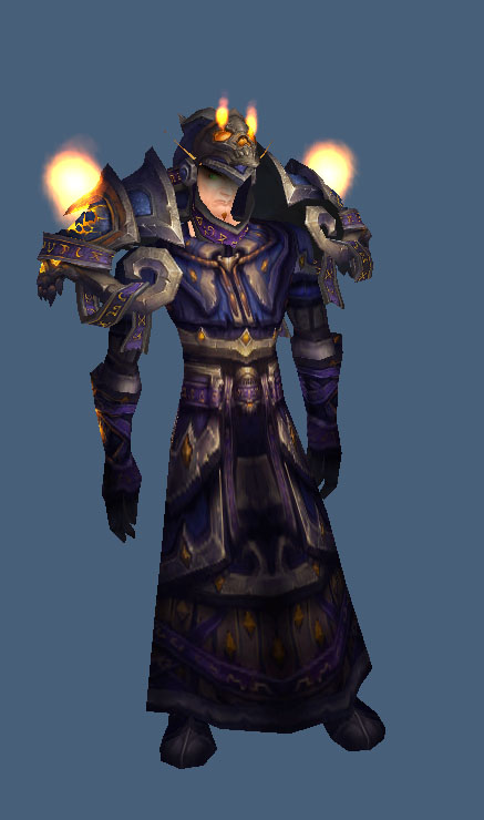 Level 80 Blood Elf Paladin with Heroic Sanctified Lightsworn Battlegear